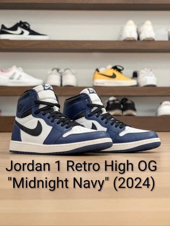 Jordan Other - Jordan 1 Retro High OG "Midnight Navy" M6.5/W8 NEW W/OG BOX